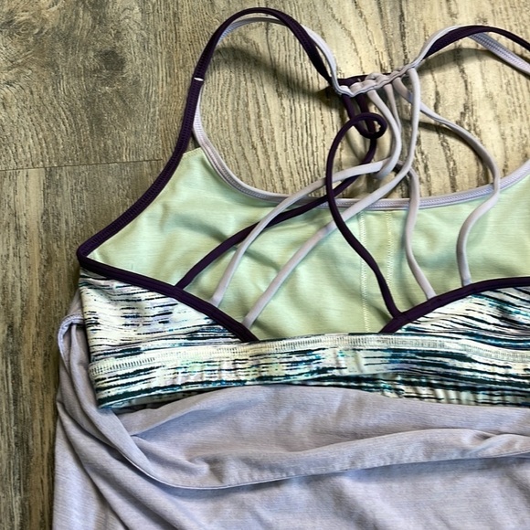 Lululemon athletica Lighten Up Tank, heathered lilac, size 6 - Picture 8 of 12